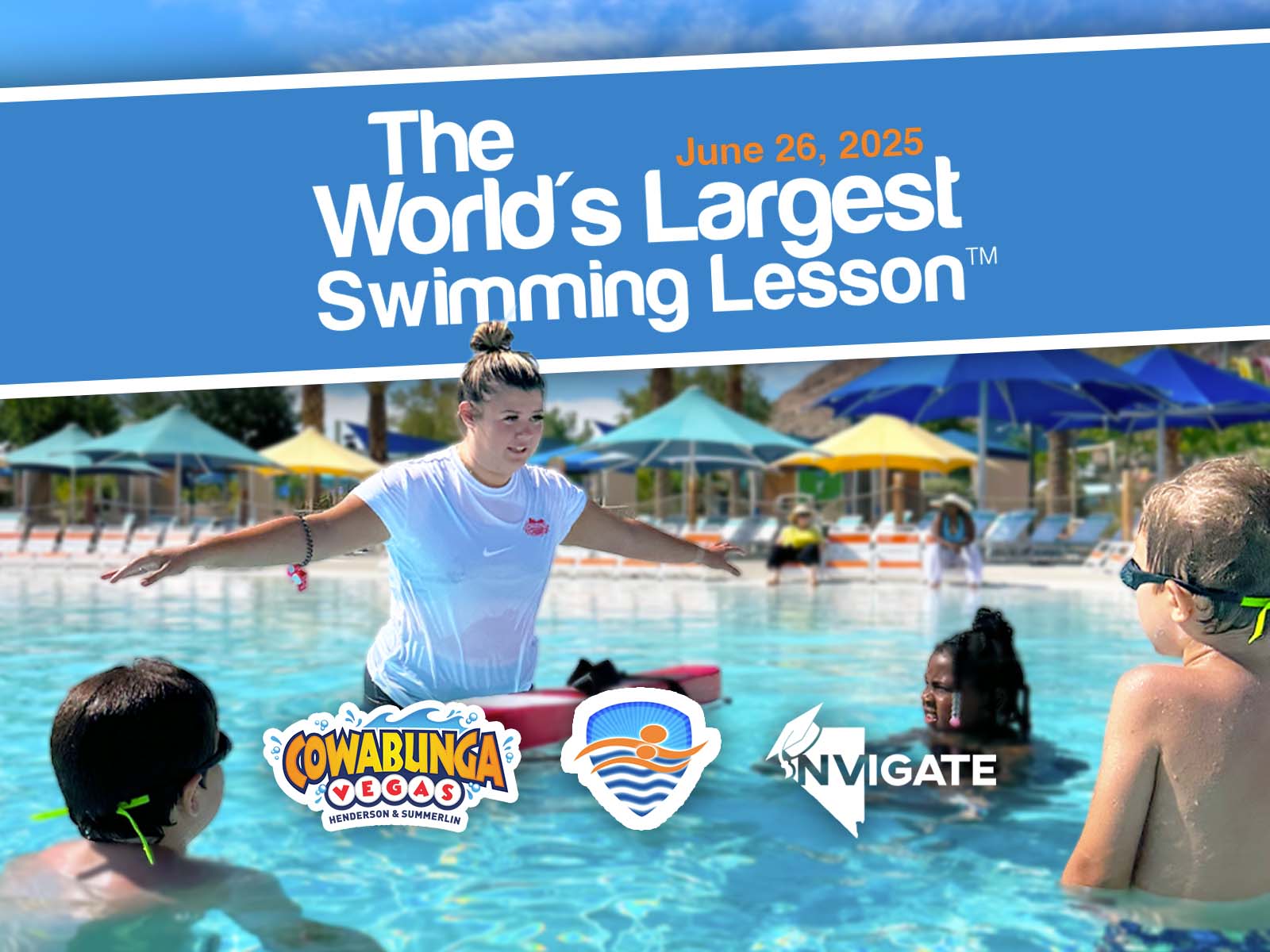 The World's Largest Swimming Lesson