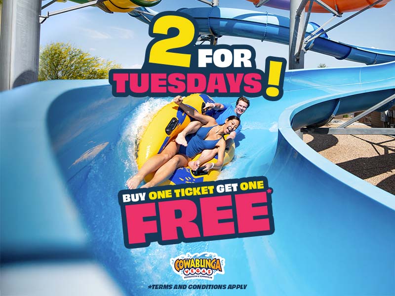 Two for Tuesdays! Buy one get one free!