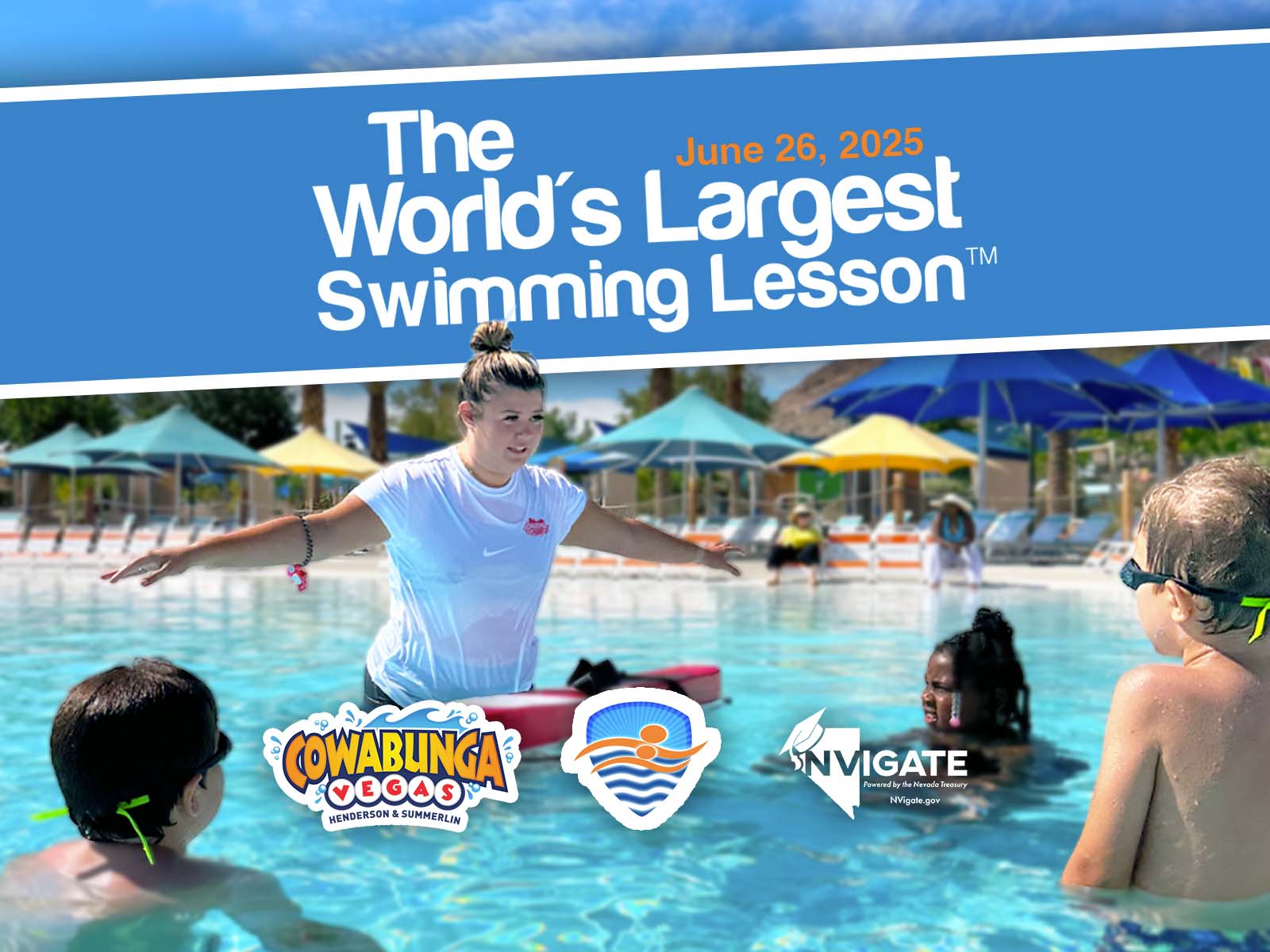 The World's Largest Swimming Lesson