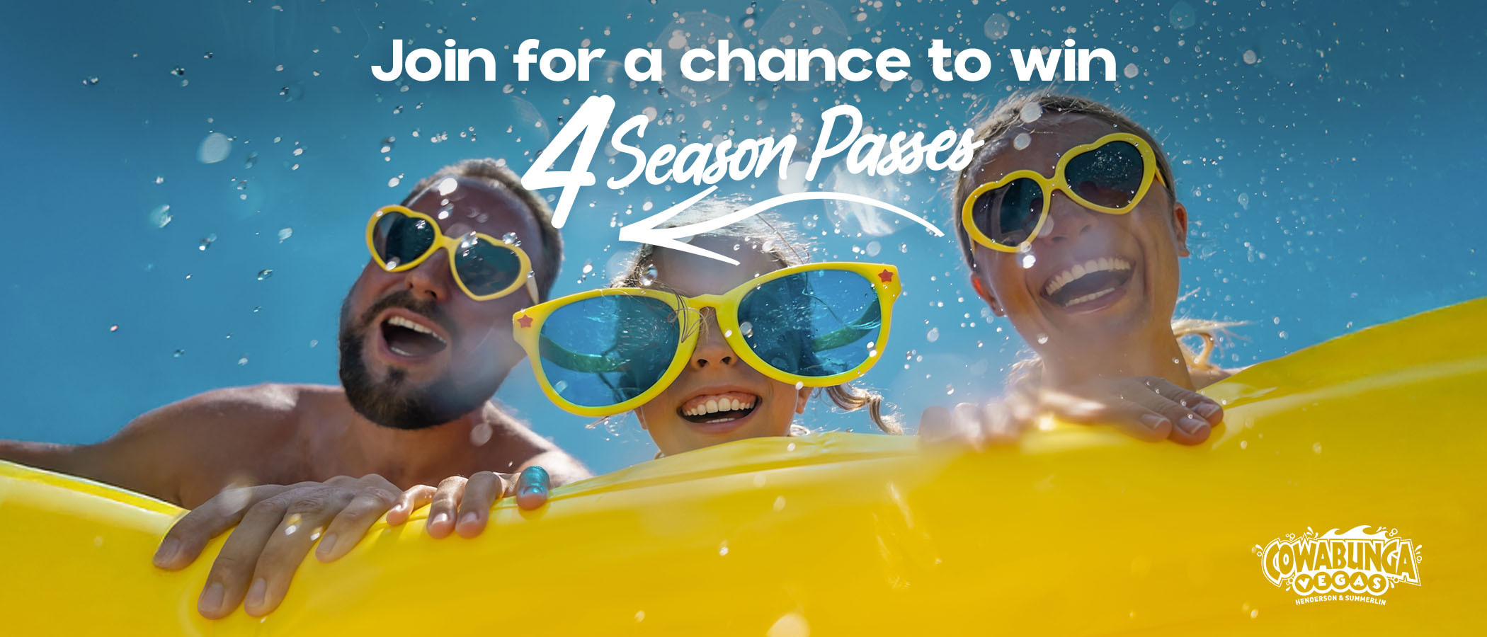 Join for a chance to win 4 Season Passes