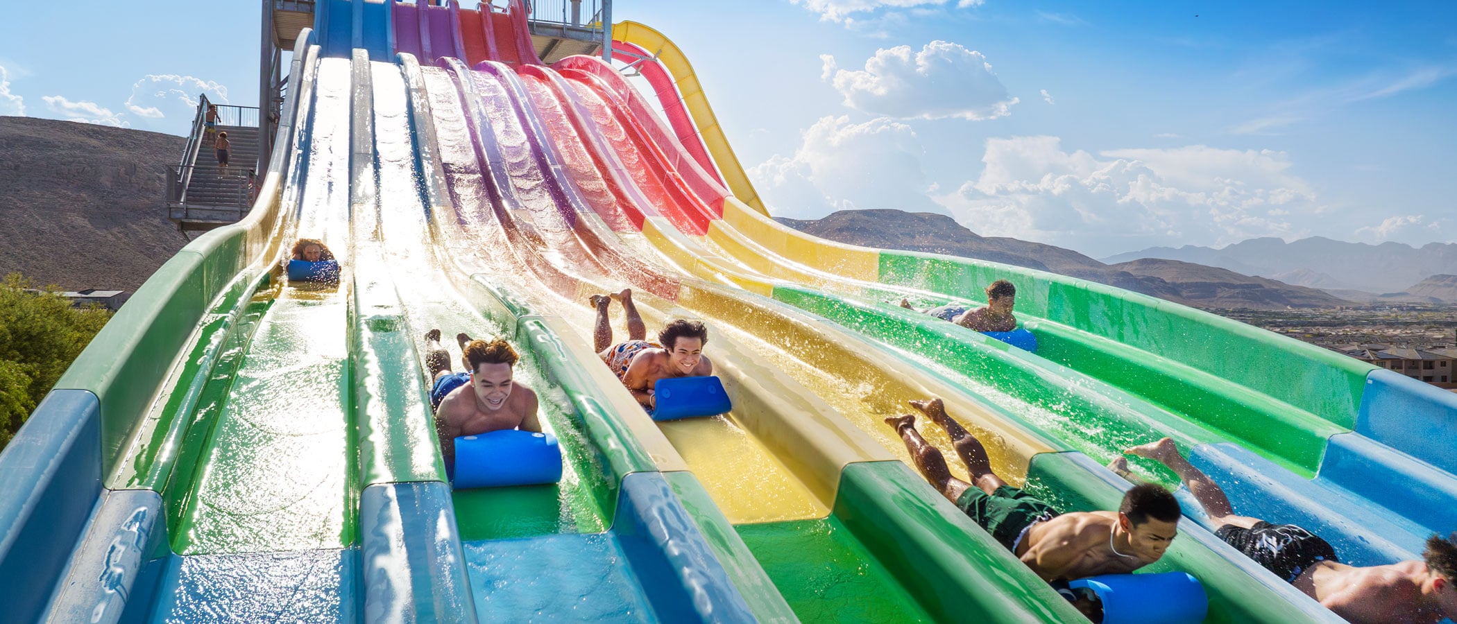 Canyon mat racer slide